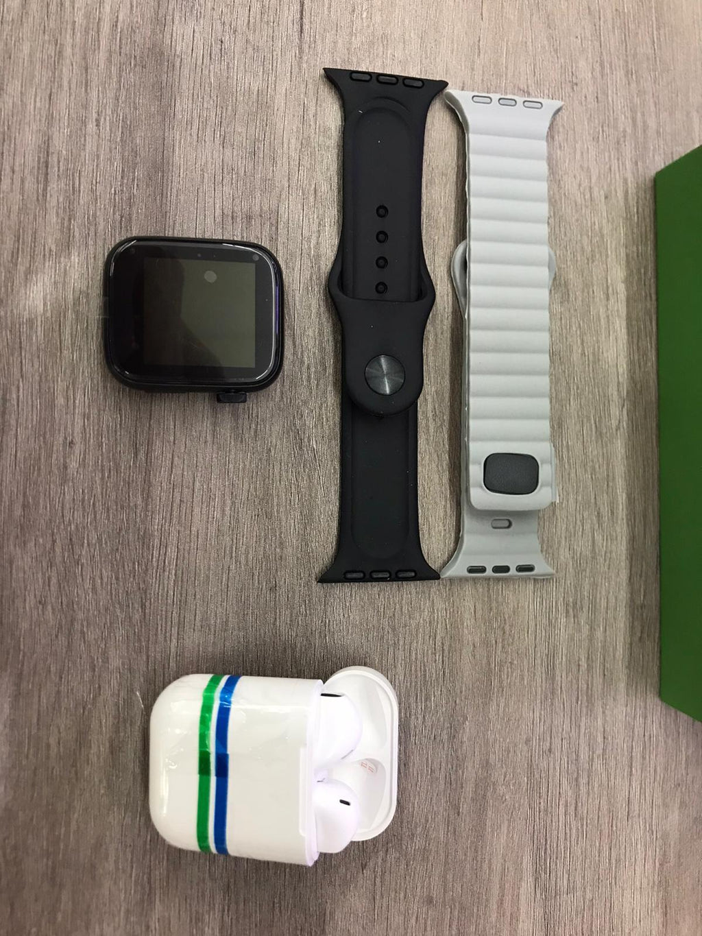 Smartwatch Negro + Auriculares Inalámbricos (Pack Reloj Inteligente)