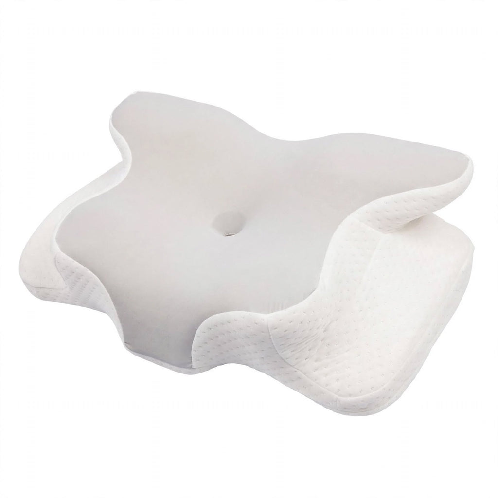 Almohada cervical viscoelástica de contorno mariposa