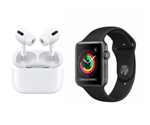 Smartwatch Negro + Auriculares Inalámbricos (Pack Reloj Inteligente)