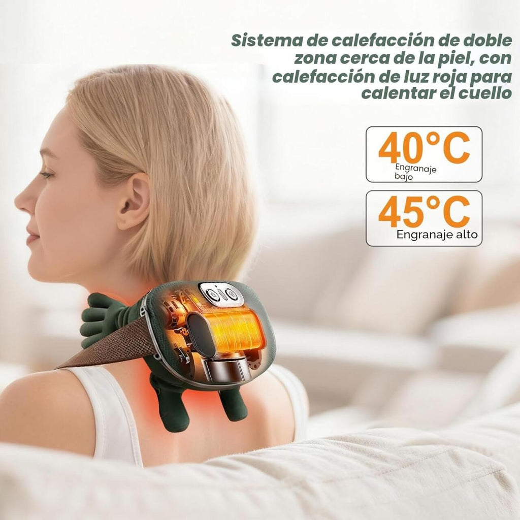 Masajeador Cervical y Espalda 4D Mano Biónica